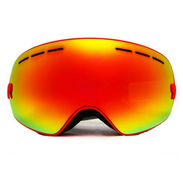 

outdoor women ski snowboard goggles double lens anti fog uv spherical professional ski glasses girl multicolor snow goggle masks