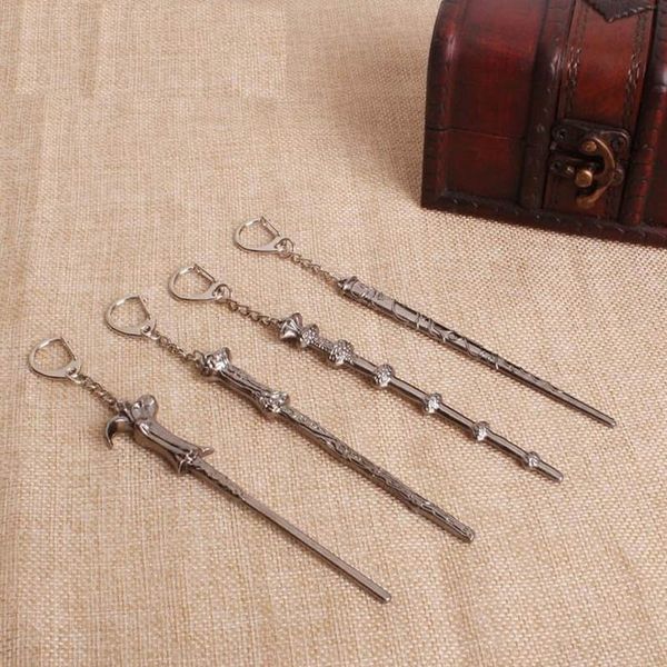 

Magic novel harry potter vintage necklace cla ic goblet of fire necklace alloy magic wand pendant keychain gift toy for man