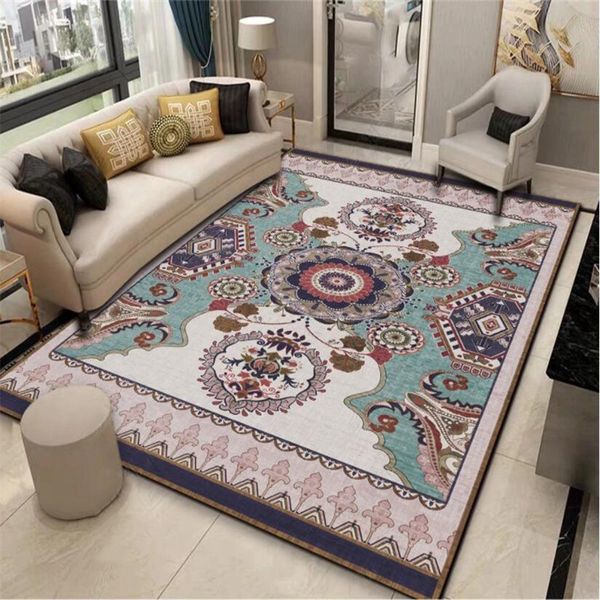

persian style carpet and rug living room bedroom retro home decorative carpets sofa coffee table study room non-slip floor mat