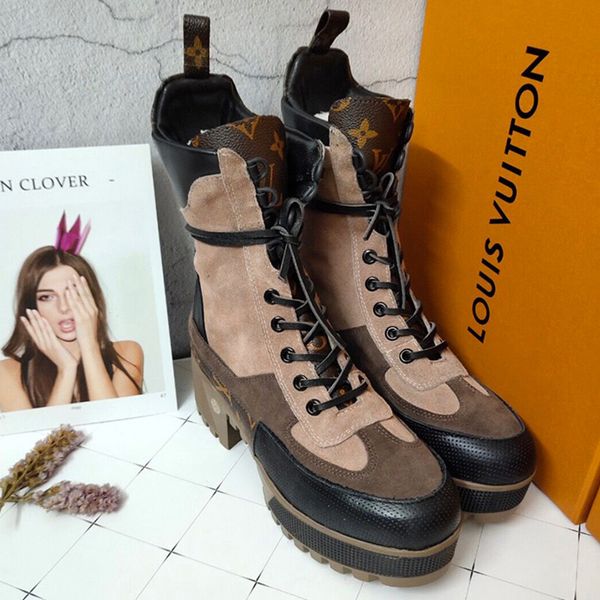 

martin boot 2020 europe and america luxury boots womens boots 100% real leather casual heel heavy duty soles, Black