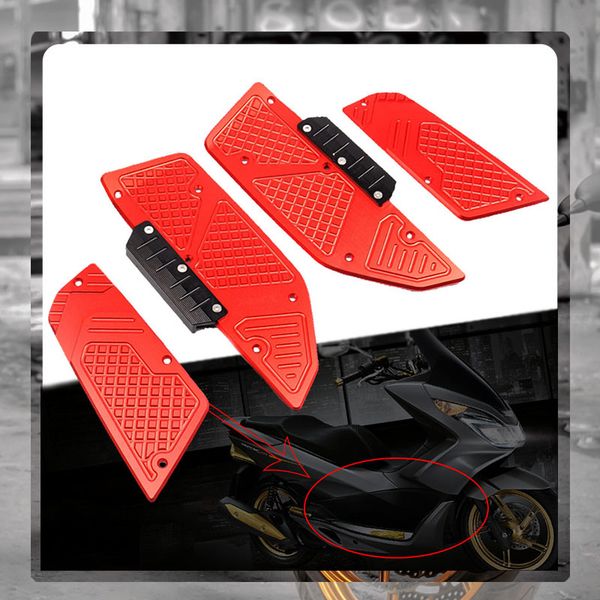 

scooter front & rear footrest step motorcycle footboard pedals foot pegs for pcx150 pcx125 pcx 125 150 2014-2019 2017 2018