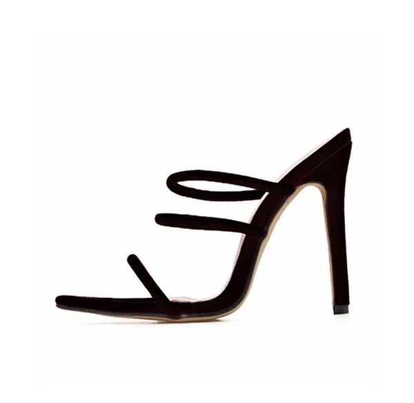 

ins womens sandals candy bright burst models in europe and america hollow roman heels plus size dress shoes 35-43 dhl, Black