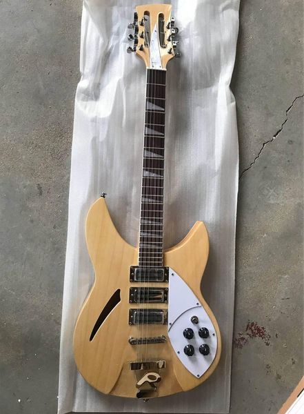 

wholesale custom new rickenback 12 string electric guitar 330 natural wood color 171110