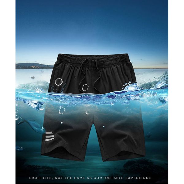 

mens brand shorts 2019 summer new designer clothes fashion solid color shorts casual loose sweatpants striped pattern plus pants -9xl.24, White;black