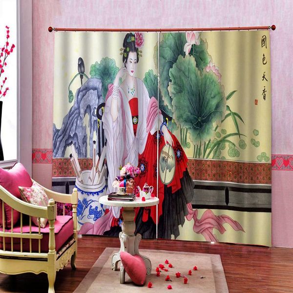 

customize 3d curtains for living room national color beauty curtains for bedroom blackout