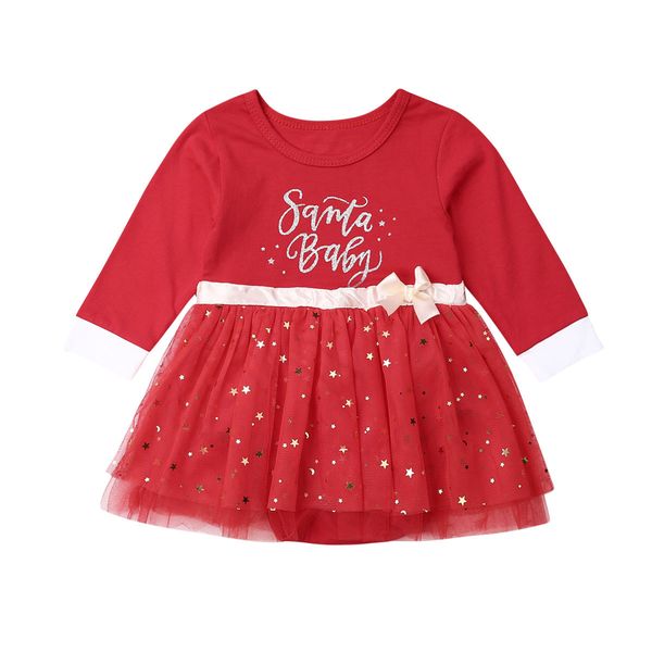 

Christmas Newborn Baby Girl Princess Xmas Clothes Outfits Tutu Dress Romper
