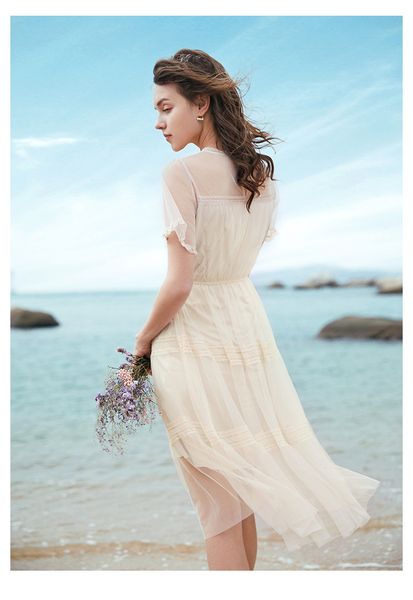 

women designer dresses summer fashion slim dresses womens brand lace dresses luxury vintage dress for womens wholesale, Black;gray