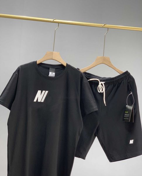 

summer brand mens womens tracksuits fashion men women couple tshirts + shorts suits designer tracksuit for running yf203253, Gray