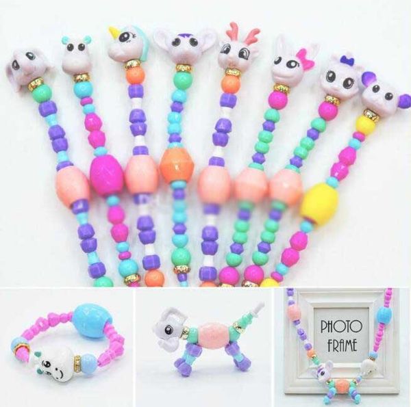 

New Hottest Twisty Pet Bracelet DIY Animal Magic Bracelet Twisty Creative Elasticity Bracelet Magical Pets For Kids