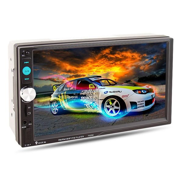 

dual-spindle 7-inch bluetooth car mp5 hd player with card reader radio fast charge with camera car stereo audio mp5 player