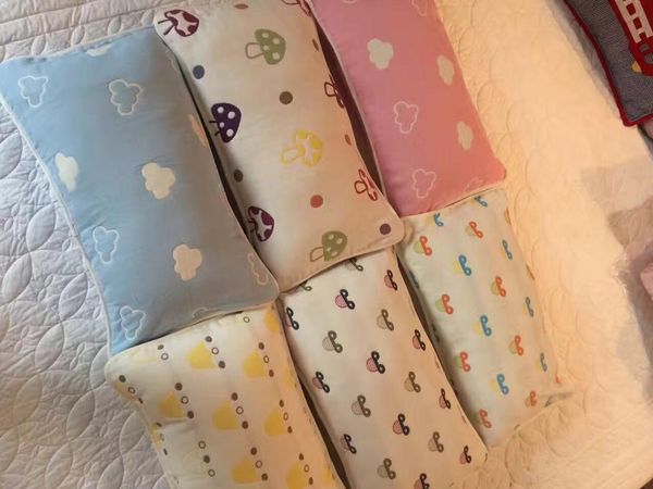 

brand new incoming all cotton six-story yarn children's pillowcase cartoon pillowcase kindergarten / latex pillow case