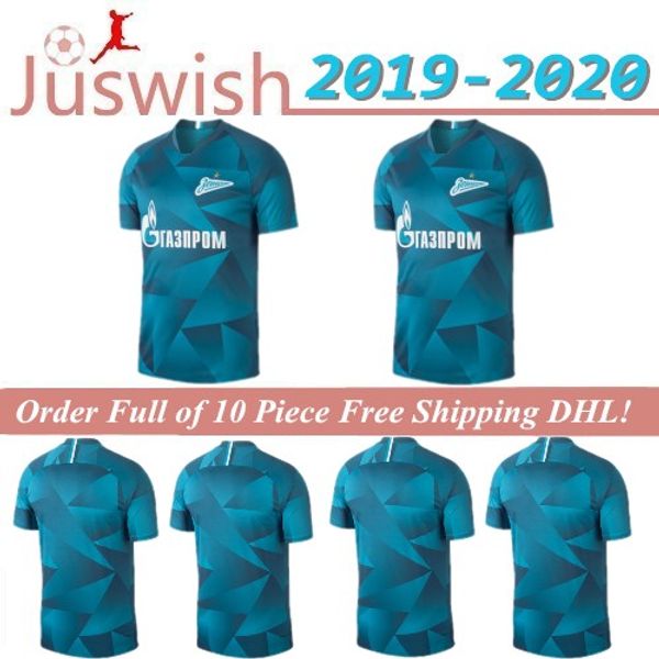 

thai 19 20 zenit jersey fc st petersburg home 2019 2020 maillots malcom driussi artem dzyuba barrios sardar azmoun kuzyaev football shirts, Black;yellow