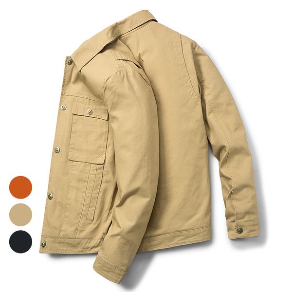 

men's jacket windproof coat spring and autumn korean-style fashion handsome versatile loose-fit clothes casual students workwear, Black;brown
