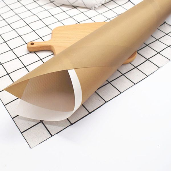 

reusable baking mat high temperature resistant teflon sheet pastry baking oilpaper heat-resistant pad non-stick for outdoor bbq