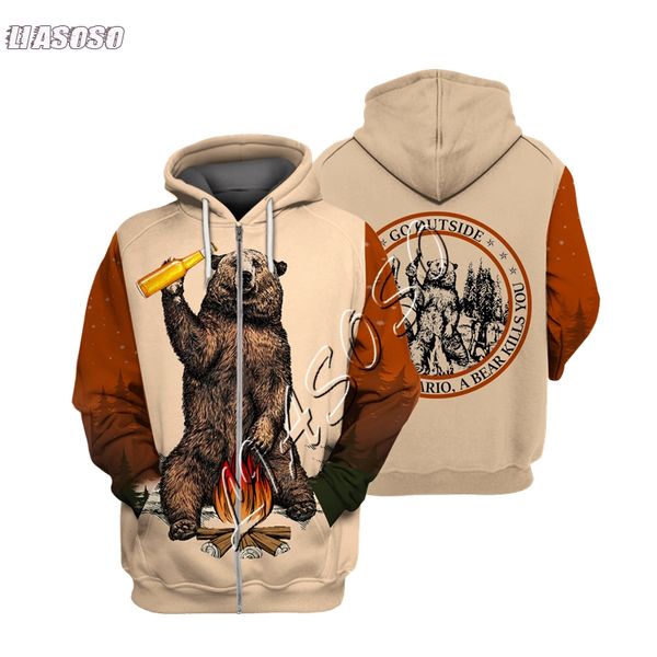 

men's hoodies & sweatshirts liasoso 3d hoodie camping sweatshirt i tried to be a good girl but then the bonfire was lit and there beer, Black