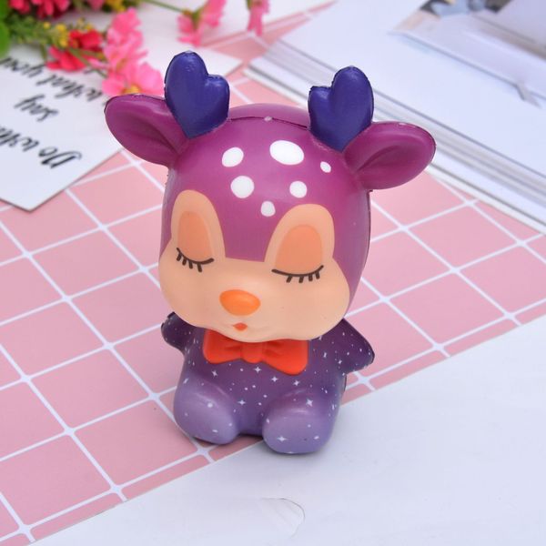 

squishy toy cute deer slow rising jumbo stress relieve dolls multicolor children squeeze toys kids decompression gift