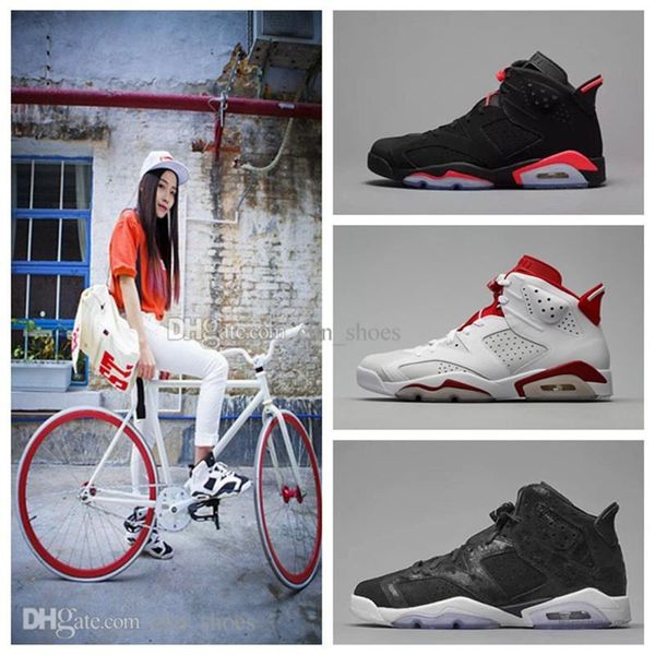 

2019 bred 6 6s mens basketball shoes infrared 23 3m reflective bugs bunny tinker black cat men sports sneakers 40-47