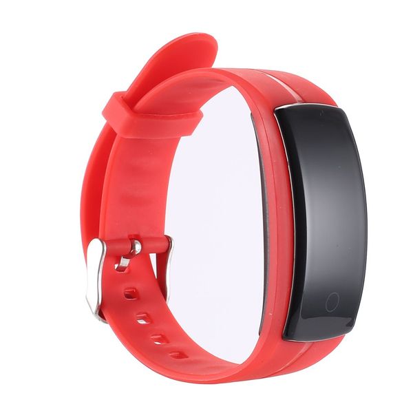 

qs100 smart bracelet fitness sports outdoor tracker color screen smart wristband heart rate monitor blood pressure measure, Slivery;brown