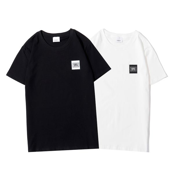 

0513 designer t-shirts for women and men crew neck short sleeve cotton couples t-shirt 1:1 copy high end vogue, White