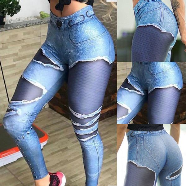 

2019 fashion 3d women yoga pants fitness leggings run jogging workout gym exercise sport trouser, White;red