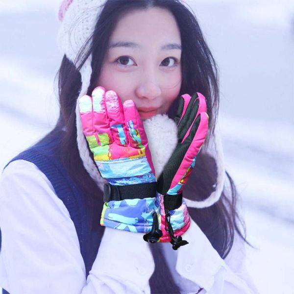 

men/women/kids ski gloves snowboard gloves ultralight waterproof winter snow warm fleece motorcycle snowmobile riding