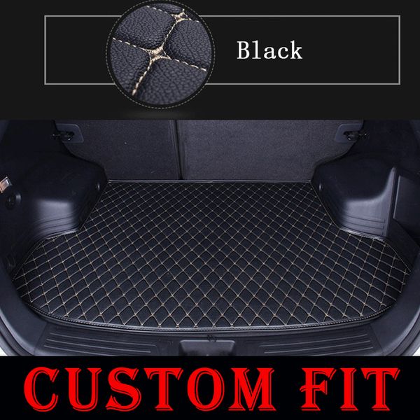 

custom fit car trunk mats for focus fiesta s-max mondeo 2008-2013 2014 2015 2016 2017 car floor rear cargo liner mats