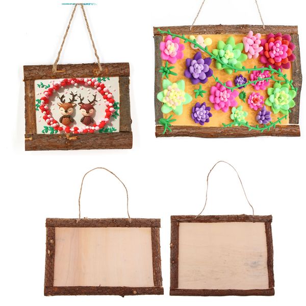

natural wood p frame art frame home ornaments wall decors kids diy craft
