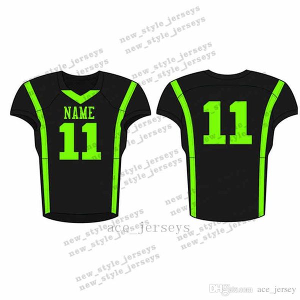 

19Men 2019 Youth Football Jerseys Army Green Wine Red Embroidery Logos Stitched Custom Any name Any number Jerseys