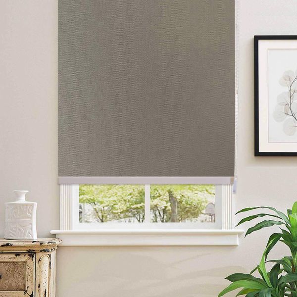 

100% blackout gray home roller blinds customized blinds waterproof thermal roller shade window shade square meter version