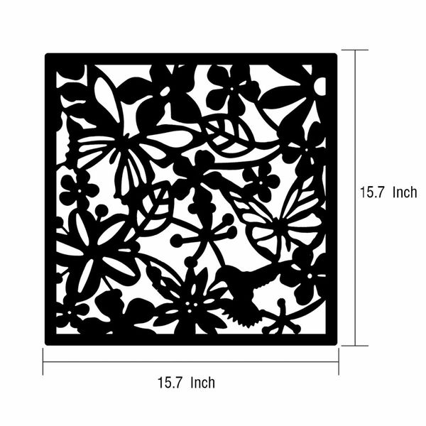 

12pcs room safety pvc panel screen bird flower living,dining,study,sitting-room,l and bar decoration 15.7