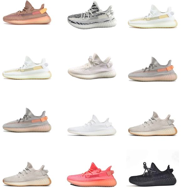 

быстрая доставка kanye west clay v2 статическая светоотражающие glow in the dark мужские кроссовки hyperspace женщины мужчины спорт desigoer