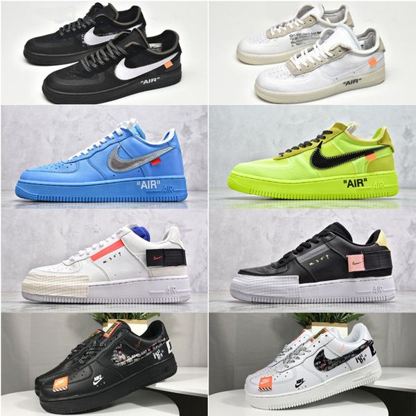 

OFF-WHITE x Air Force 1 ' 07 VIRGIL X MOMA outdoor walking shoes N. 354 Air Presto кроссовки Volt 2.0 classic shock sport повседневные кроссовки