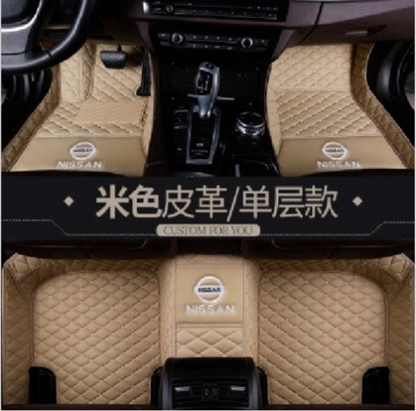 2019 For Nissan Maxima 2016 2018 Leather Car Floor Mats Waterproof