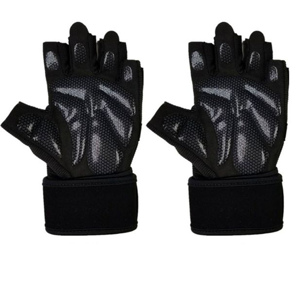 

workout half finger professional power hand protector fitness women men adjustable bodybuilding weight lifting gloves support