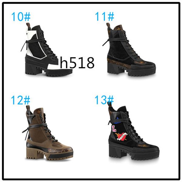 

with box laureate platform desert boot designer ankle boots fashion martin shoes black white brown leisure ankle boots