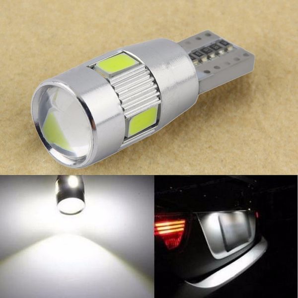 2 X T10 501 194 W5W 5630 LED 6SMD Car HID CANBUS Error Free Wedge Light Bulb New