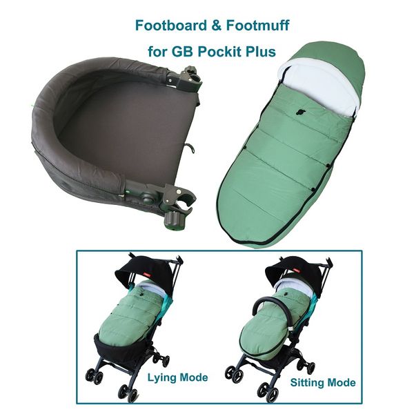 

baby stroller accessories winter foot muff and foot rest for gb pockit plus pockit+ qbit plus stollers socks or cover