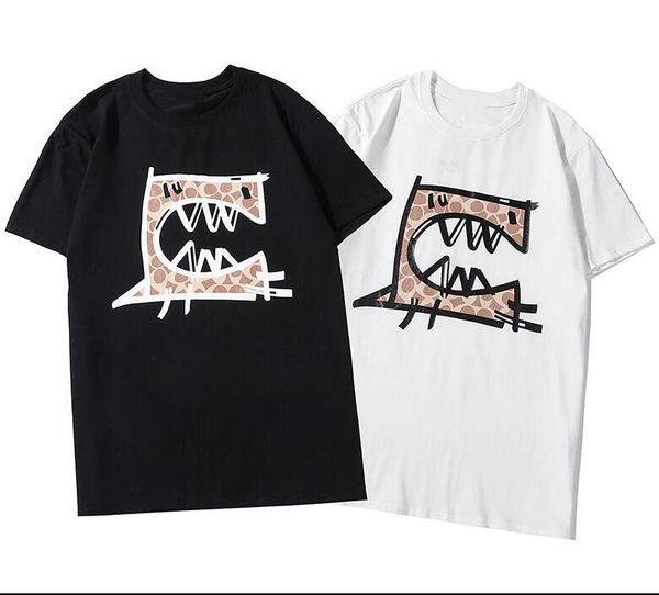 

new америка стиль мужские дизайнерские tshirts с узорами 20ss летний пуловер мужчины футболки с буквами роскошные мужчины женщины топы одежд, White;black