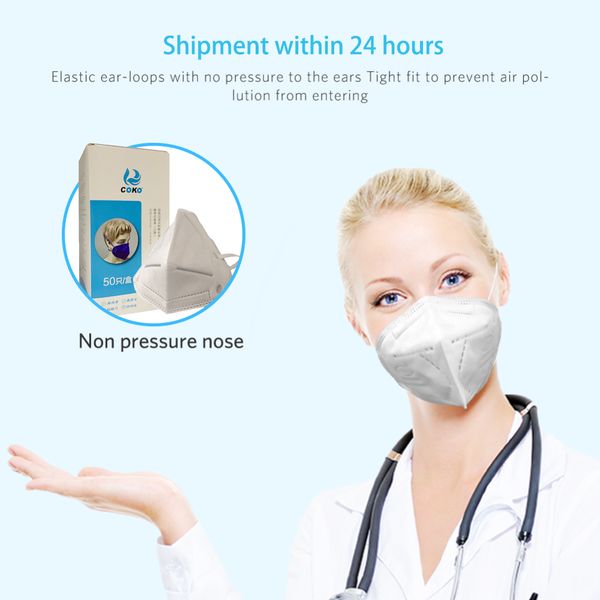 

Маска COKO KN95 защитная с высоким качеством стандарта GB2006