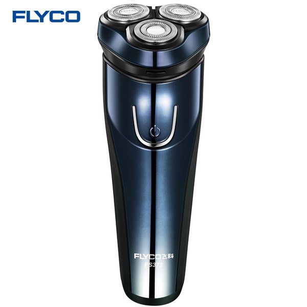

flyco 100% original fs373 electric shaver flex 3d float razor support dry & wet shaving washable main-sub dual blade for men