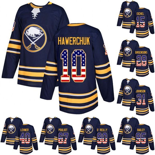 

Buffalo Sabres USA Flag Jersey 10 Patrik Berglund 20 Scott Wilson 81 Remi Elie 40 Carter Hutton 21 Kyle Okposo Hockey Jerseys