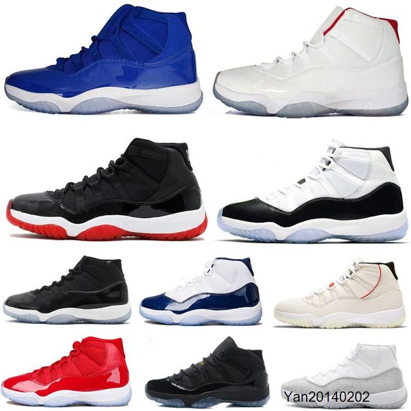 

11s bred low concord basketball shoes 11 prm heiress gym red space jams men women cap and gown sports sneaker 72 - 10