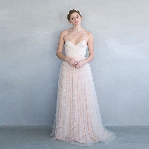

2017 trendy long lace tulle skirt personalized blush pink floor length bridesmaid skirt for wedding formal party skirts custom, Black