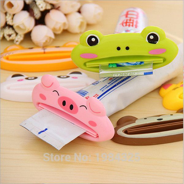 

1pcs cute animal multifunction squeezer / toothpaste squeezer home commodity bathroom tube cartoon toothpaste dispensersui0032