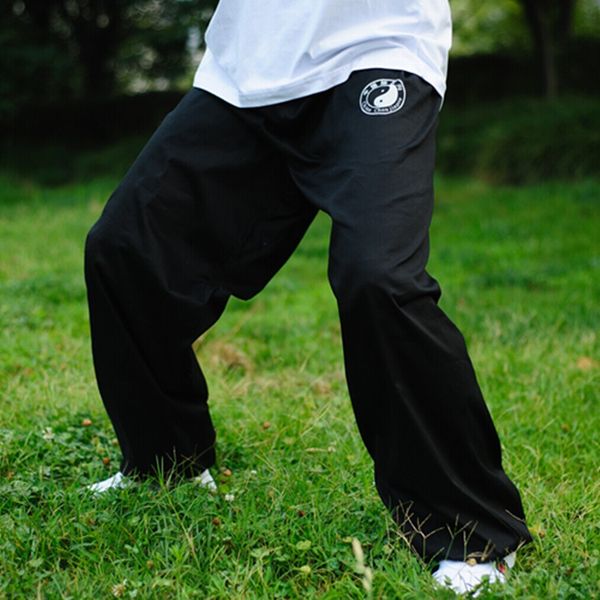 

martial art tai chi exercises pants chi gong wushu training breathable trousers chinese martial art sport pants, Red