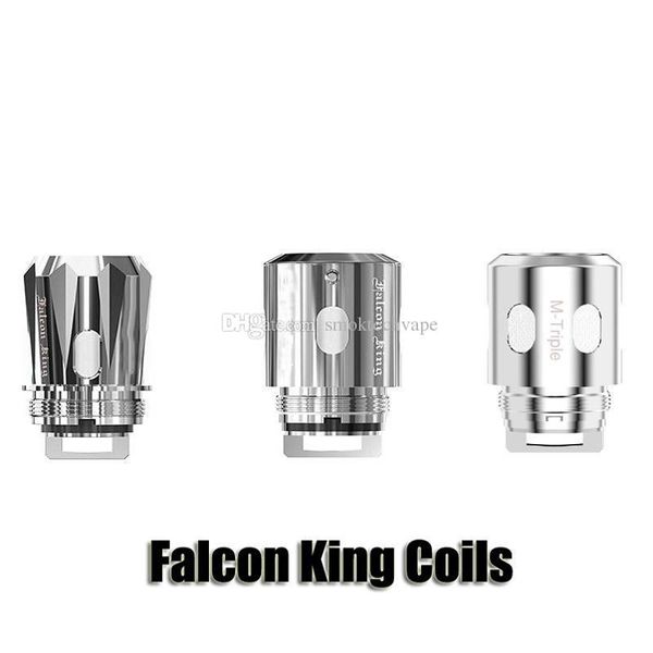 

100% Оригинал Фалькон King Coil M1 + 0.16ohm M-Dual 0.38ohm M-Тройной 0.15ohm Mesh Замена ядра Хед Для Tank Аутентичные