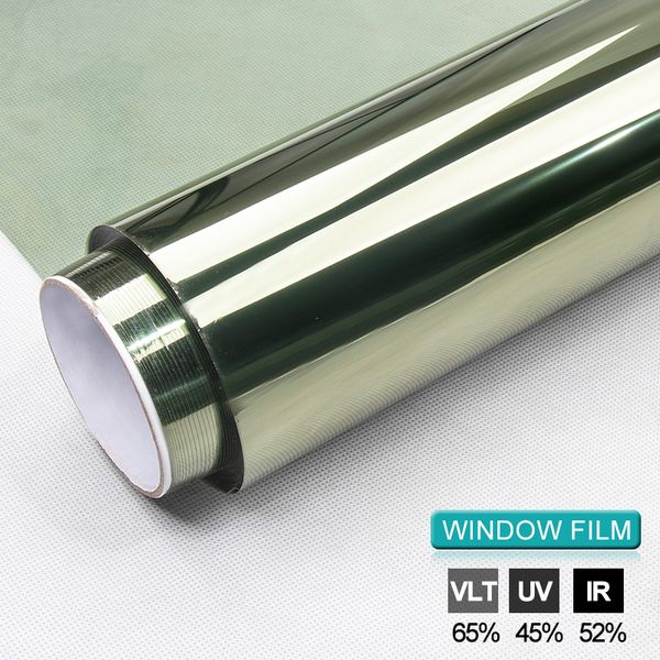 

65% vlt carbins car front window tint solar protection film amber golden uv resistance sheet side windshield workable 2 ply