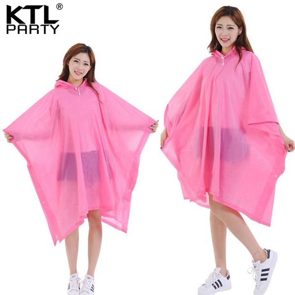 

ktlparty womens environmental pvc cloak rainwear female cloak raincoat lady waterpoof poncho ing