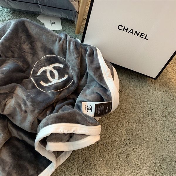 

women's classic style fashion brand blanket cotton embroidery black color blankets soft home textiles sgipping