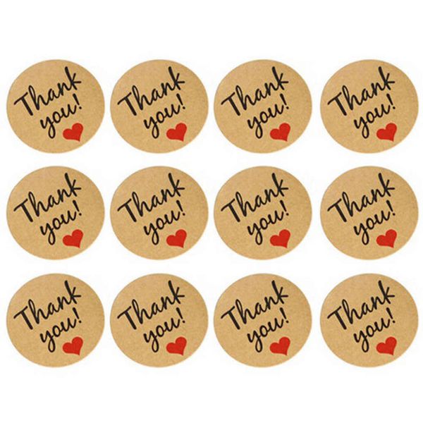 

in store 1.5 inch thank you sticker for seal packaging,waterproof thank you sticker for cake package or envelope seal